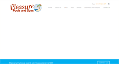 Desktop Screenshot of pleasurepools.com.au